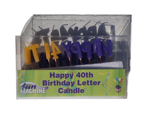 Happy 40th birthday letter - 40th,