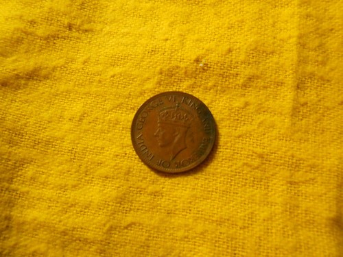 1943 ceylon 1 cent coin - -,