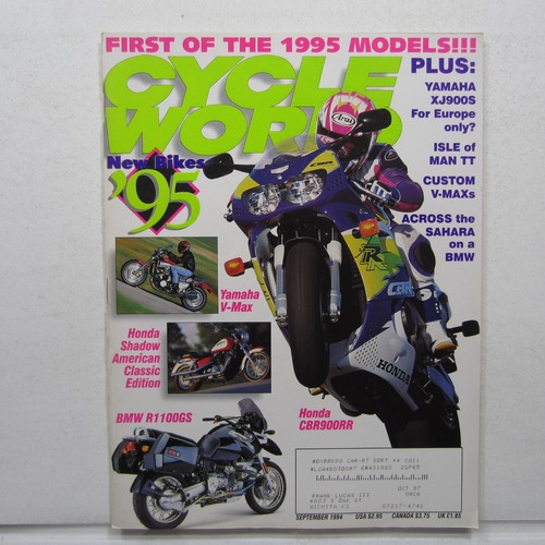Cycle world sep 1994 - sep, no