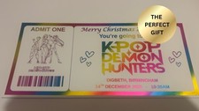 Concert Ticket | Music Ticket| Ticket| Personalised Foil Ticket | K- Pop 