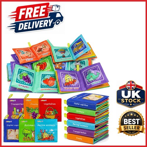 Pack soft baby books for - 6,