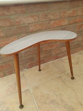 Vintage  Kidney Shape Table With  Formica Top Reclaimed From See Description