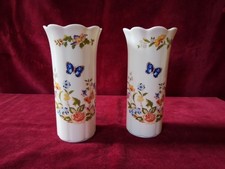 Pair Aynsley Cottage Garden Vases