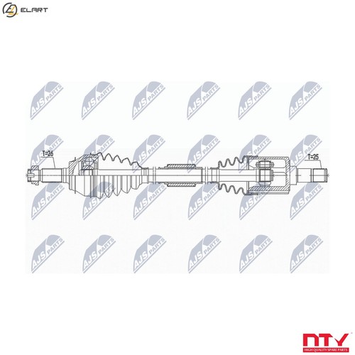 Drive shaft npw 054 - npw-hd-054, for