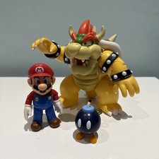 JAKKS Pacific Nintendo Super Mario Vs Bowser Lava Battle 3 Figure Set Bob-Omb