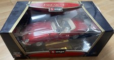 BURAGO  MODEL JAGUAR E CABRIOLET 1961 BOXED DIECAST CAR 1:18 SCALE 