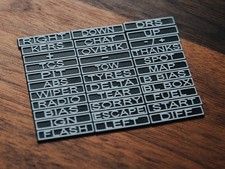 Sim Racing Button Box Labels