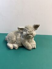 Pig Laying Concrete Garden Ornamental Statue