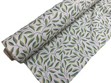 Green Foliage Curtain Fabric