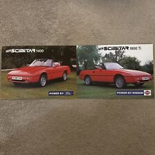 Reliant Scimitar SST Leaflets / Brochures 10/1989 - 1400  1800 Ti