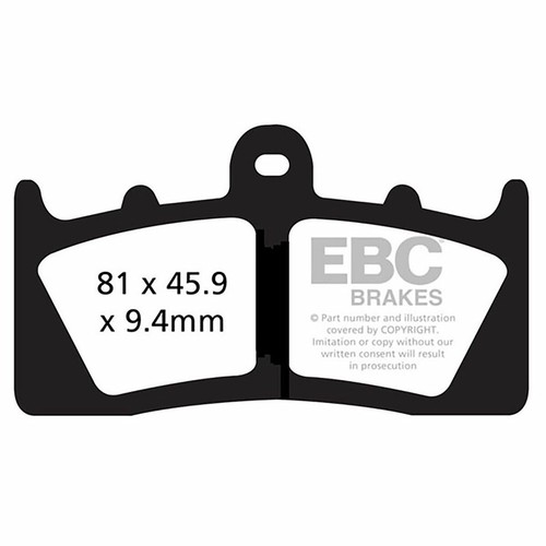 Pair pads ebc fa613hh - pads, hh