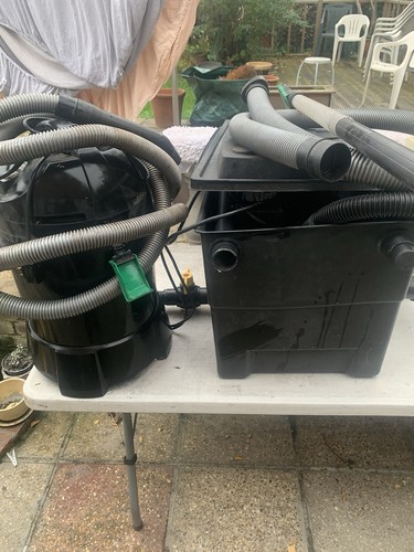 Pond vac and - pond, filter