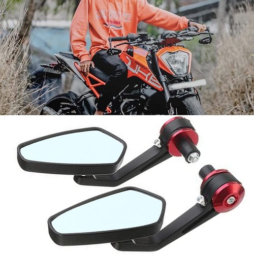 Motorcycle bar end black - 7/8",