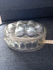 Glass jelly mould Vintage