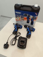 Draper 10.8 Volt Interchange Twin Pack Cordless Impact Driver & Drill Kit 20849