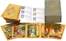 Luxury gold foil tarot deck - luxury,