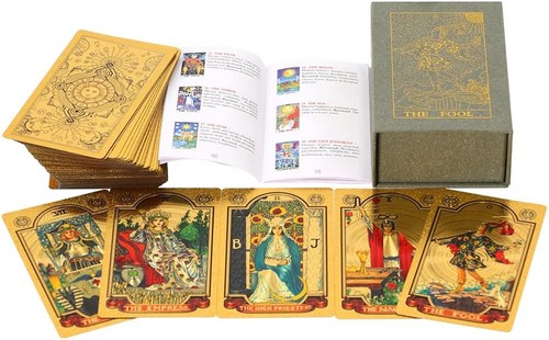 Luxury gold foil tarot - luxury,