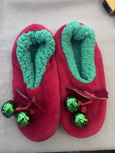 Christmas slippers with bella - christmas,