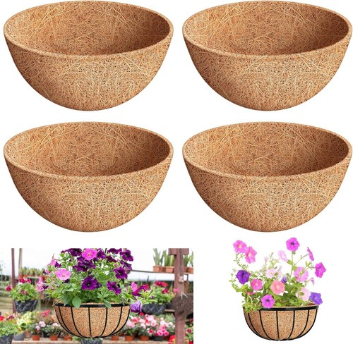 Round hanging basket liner - hanging,