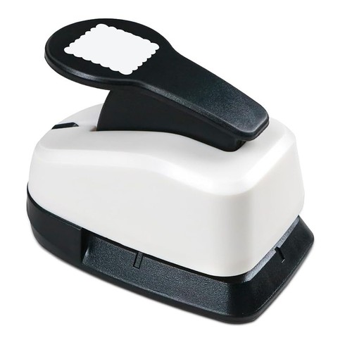Square hole punch stamp - square,