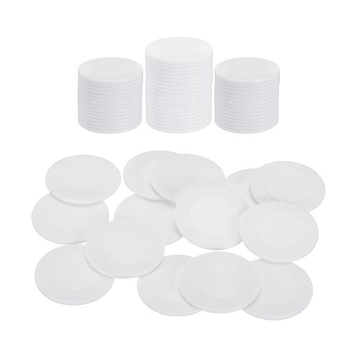 64pcs plastic poker - 1.5",