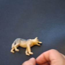 Wolf Figurine Collectible Gray