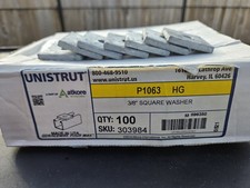 100 Pcs Unistrut P1063-HG 3/8"