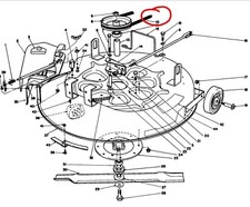 0710 toro wheel horse rear - 98-0710,