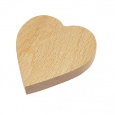 Natural Wooden Heart Shape –