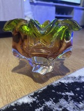 Vintage 1960s Czech Art Glass