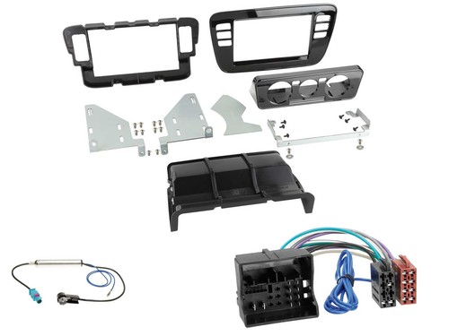 Radio installation kit double - installation,