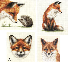 RED FOX, CUB Counted Cross