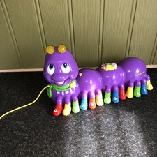 Leapfrog Alphabet PAL Caterpillar Toy 2001 Phonics Music Sounds Activities Rare