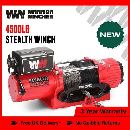 Stealth electric winch 4500lbs - winch,