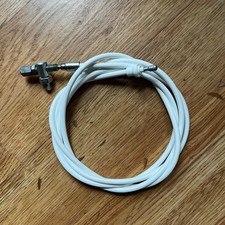 Vintage Clarks White 5047L Raleigh Pattern Brake Cable Hooded Lever/Pear nipple