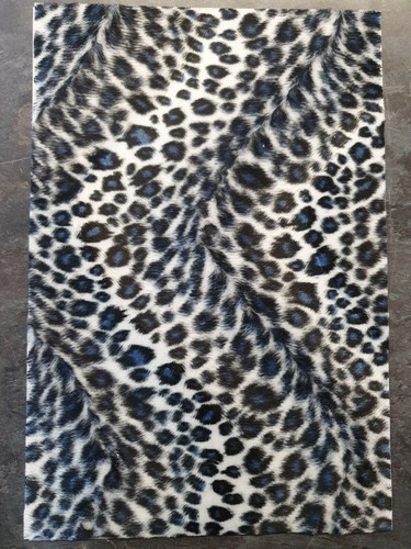 Black white faux - black,