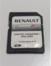 Renault Genuine Sat Nav SD Card United Kingdom and Ireland  259209024R