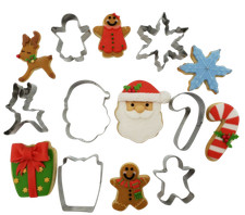 7 x Christmas Cookie Metal