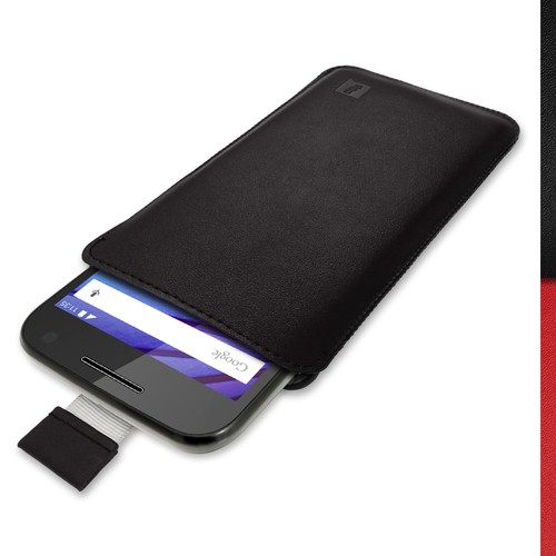 Leather pouch case - pouch,
