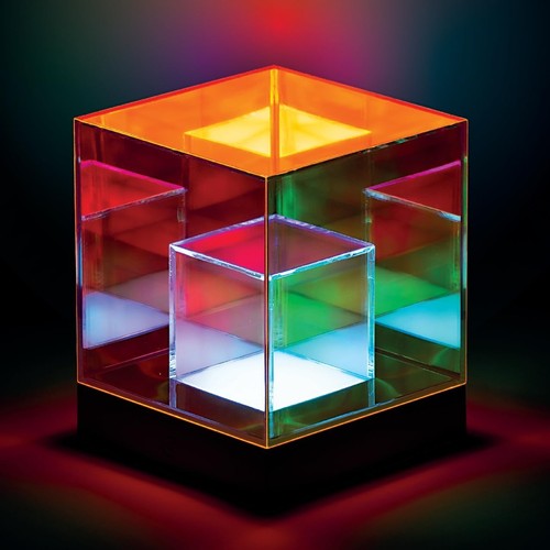 Infinity cube led light mood - cube,