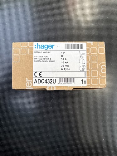 Hager rcbo adc432u c32 32a - hager,
