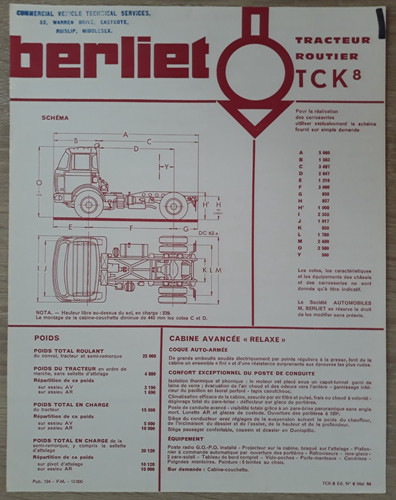 Berliet tck tractor unit - 8,