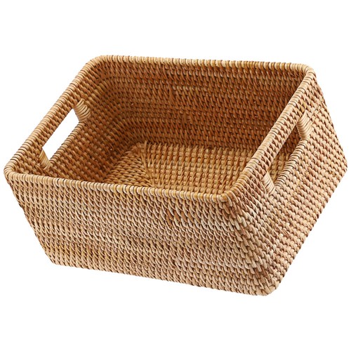 Wicker storage basket for - basket, toys