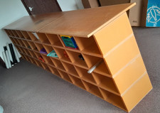 Modular Cube Storage Unit, Shelving, Counter, 8 rows of 5 cubes SEE DESCRIPTION