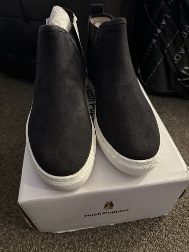 Hush puppies navy boots - puppies,