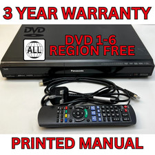 Panasonic DMR-EZ27 DVD Recorder Freeview HDMI With Manual Remote Multi Region