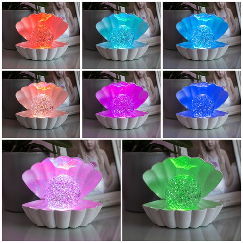Led sea shell - lamp, bedside