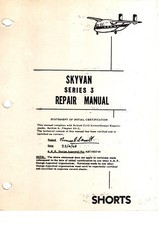 Short S3 Skyvan Repair manual