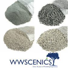 Model Railway Ballast Various 1mm, 1-3mm and 5mm. 200g, 1KG, 500ml