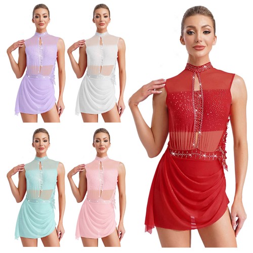 Women figure skating - skating, dress